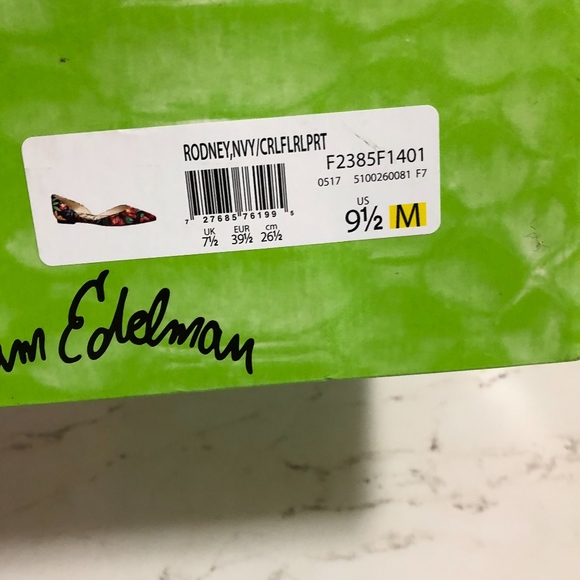 Sam Edelman Rodney Tropical Floral Pointed Flats - Picture 7 of 7